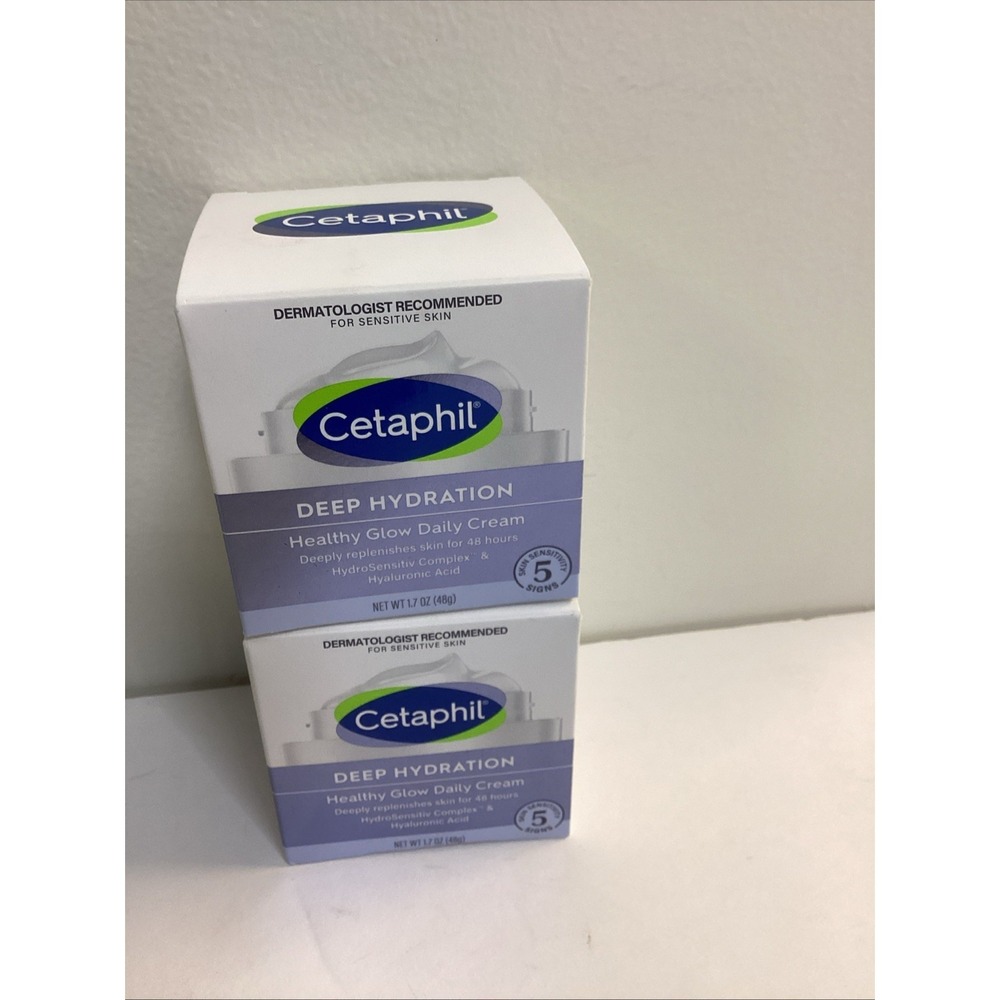Cetaphil Deep Hydration Healthy Glow Daily Cream W/ Hyaluronic Acid 1.7 Oz - Picture 8 of 16